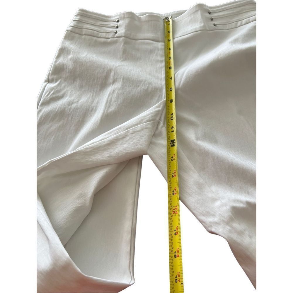 JM COLLECTION WHITE TUMMY CONTROL PANTS SIZE M-S - Picture 11 of 12